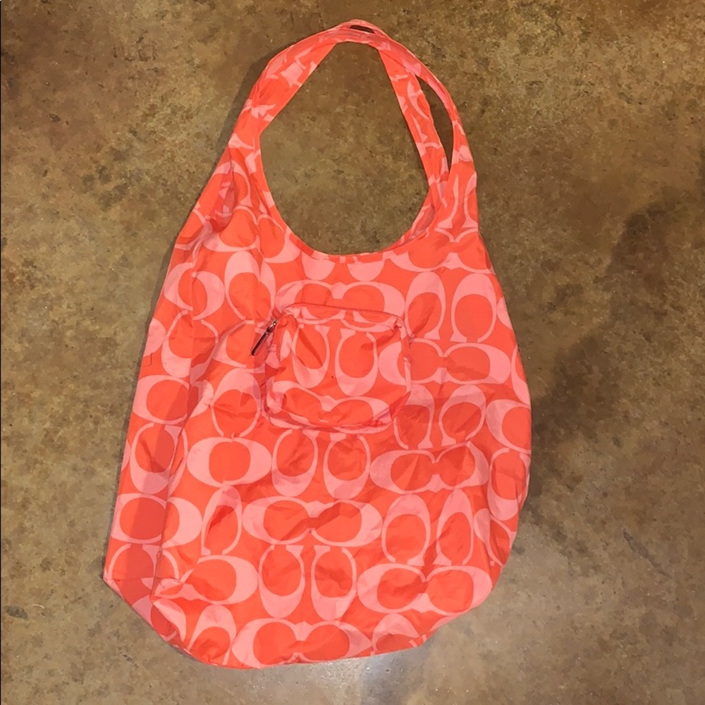 NWT Coach folding tote bag